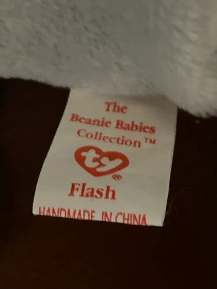 Flash the Dolphin  (1993) - 4th Generation Ty Beanie Baby -  Sold As-Is