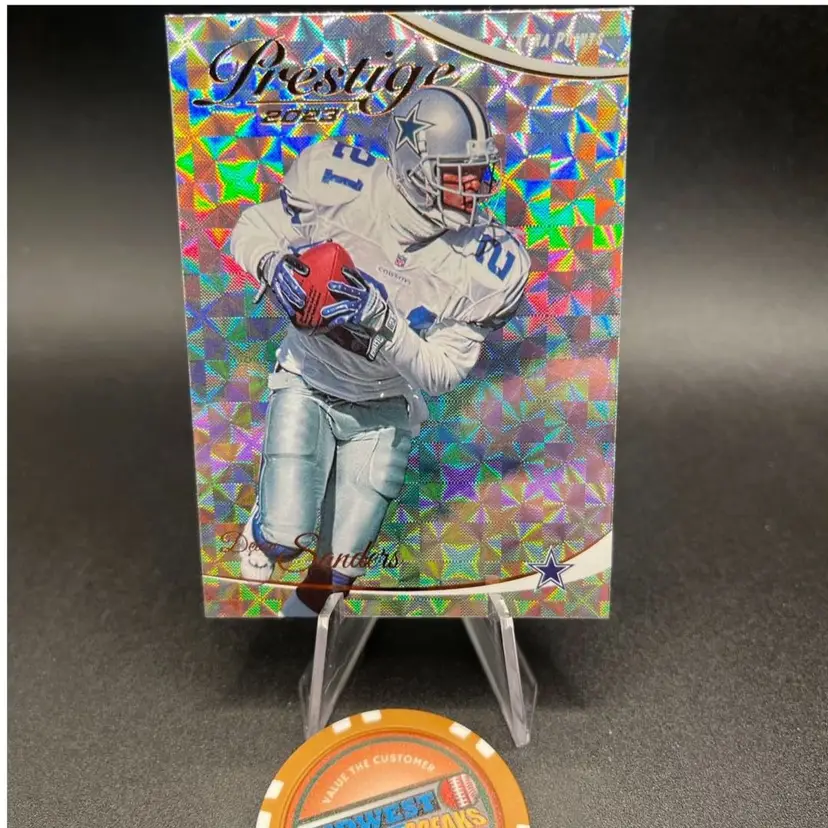 Deion Sanders Xtra Points Hyper Parallel 2023 Prestige Dallas Cowboys