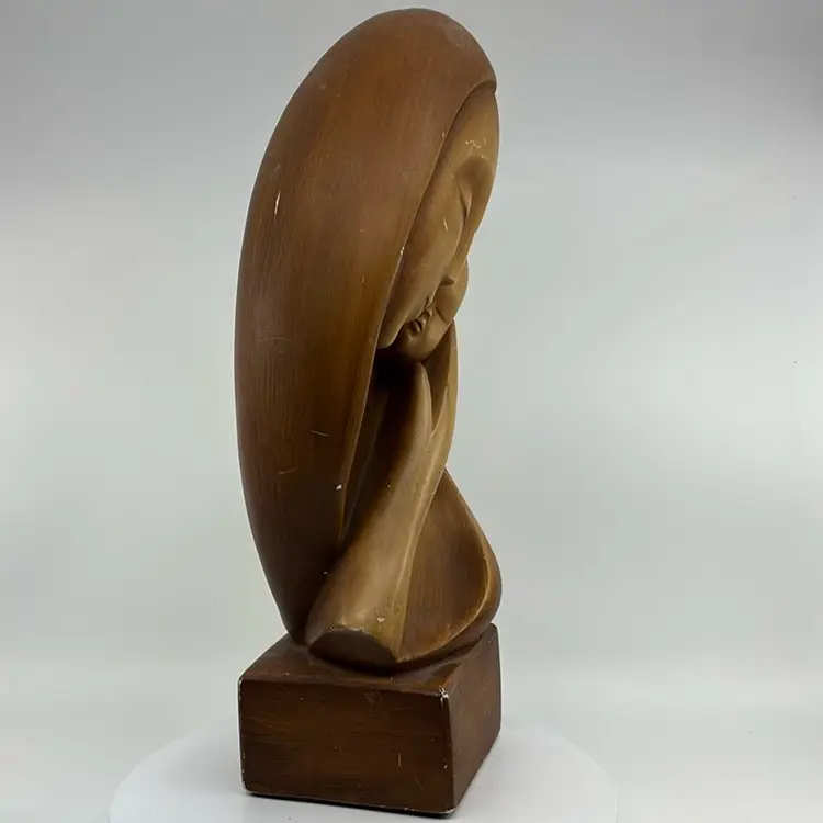 Artistic Royal Krafts 1962 Mother & Child Sculpture Signed 15”