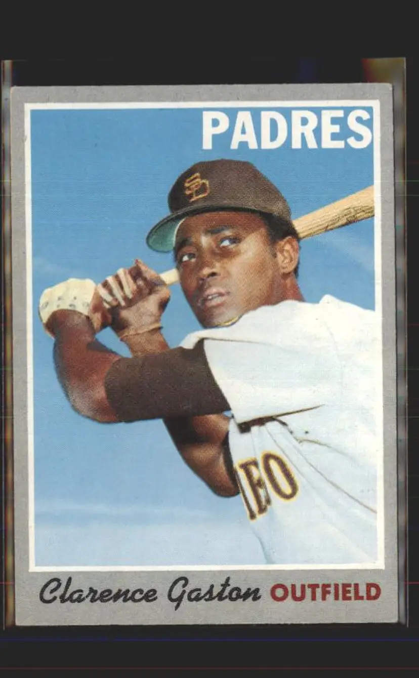Clarence Gaston 1970 Topps #604 - (pk6) - San Diego Padres
