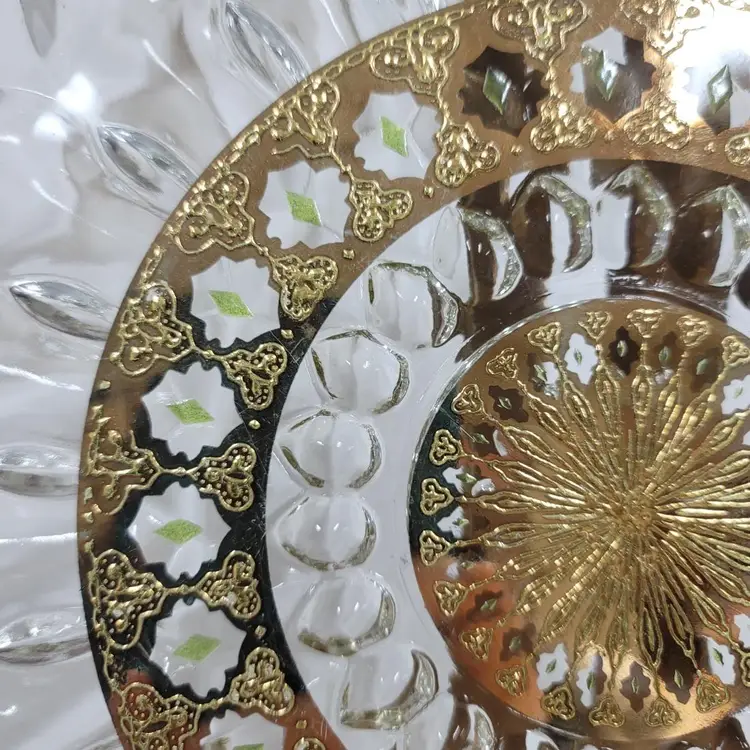 Vintage Culver Valencia 22k Gold Serving Plate, Platter