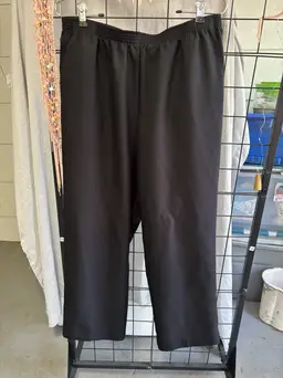 Alfred Dunner Ladies Sz 14 Black Pants