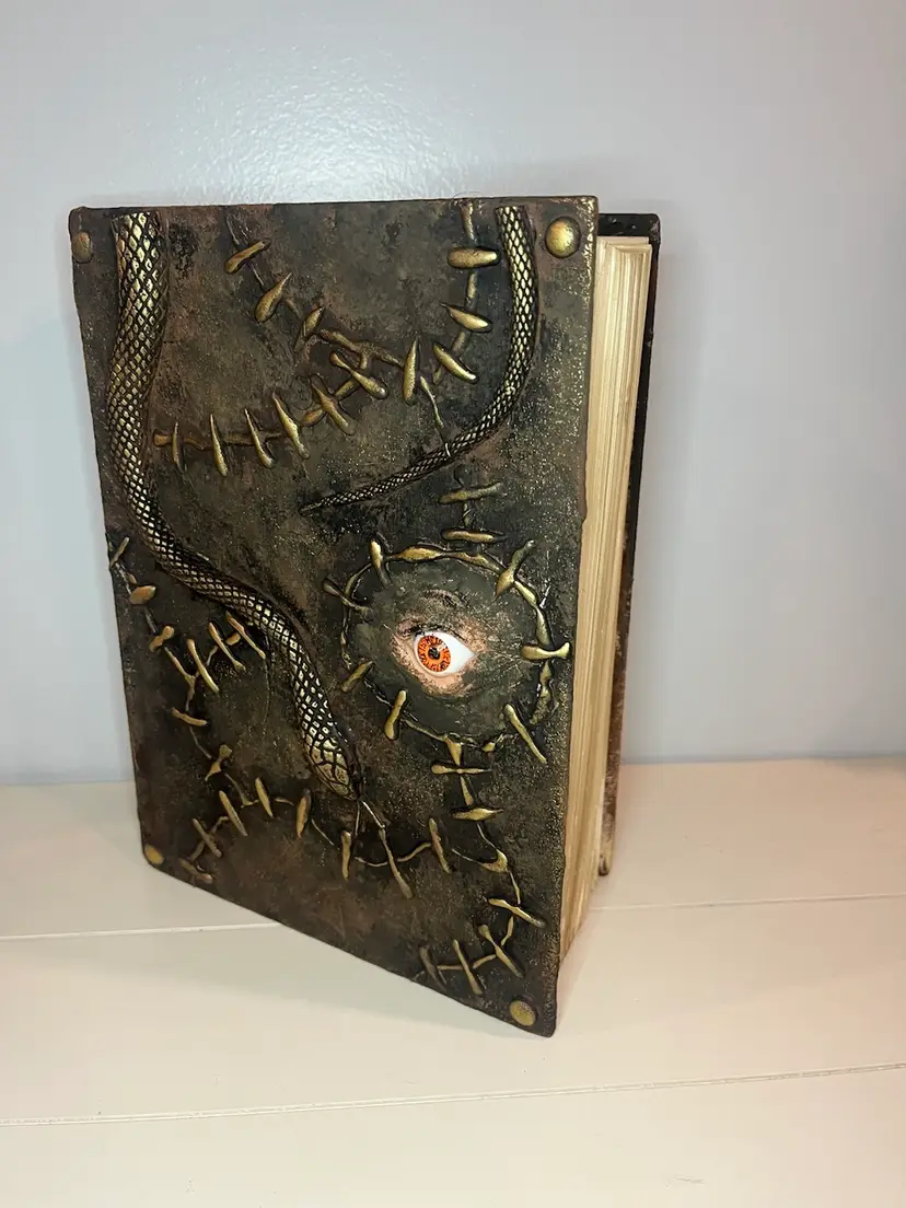 Spooky Spell Book Halloween Decor