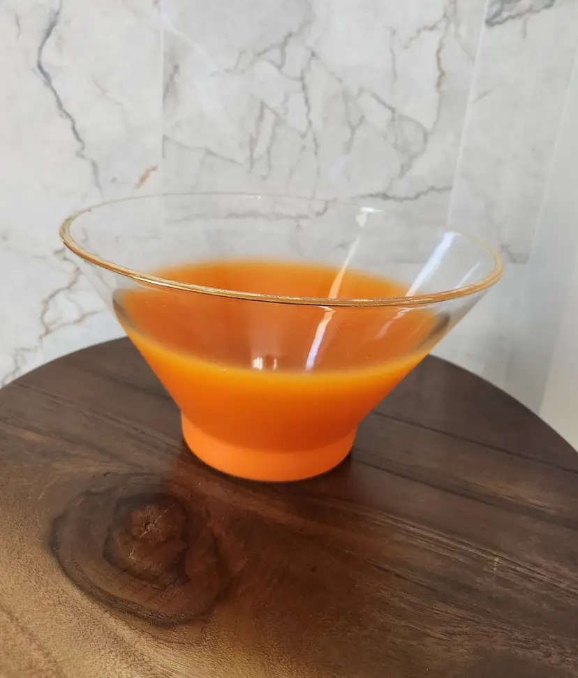 G1-MCM Blendo Orange Satin Bowl 10 1/2 Inches