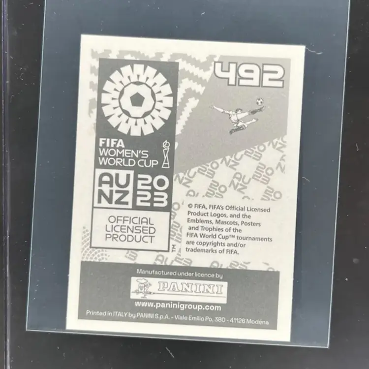 Sofia Cantore 2023 Panini Women’s World Cup Sticker Italy Soccer Card