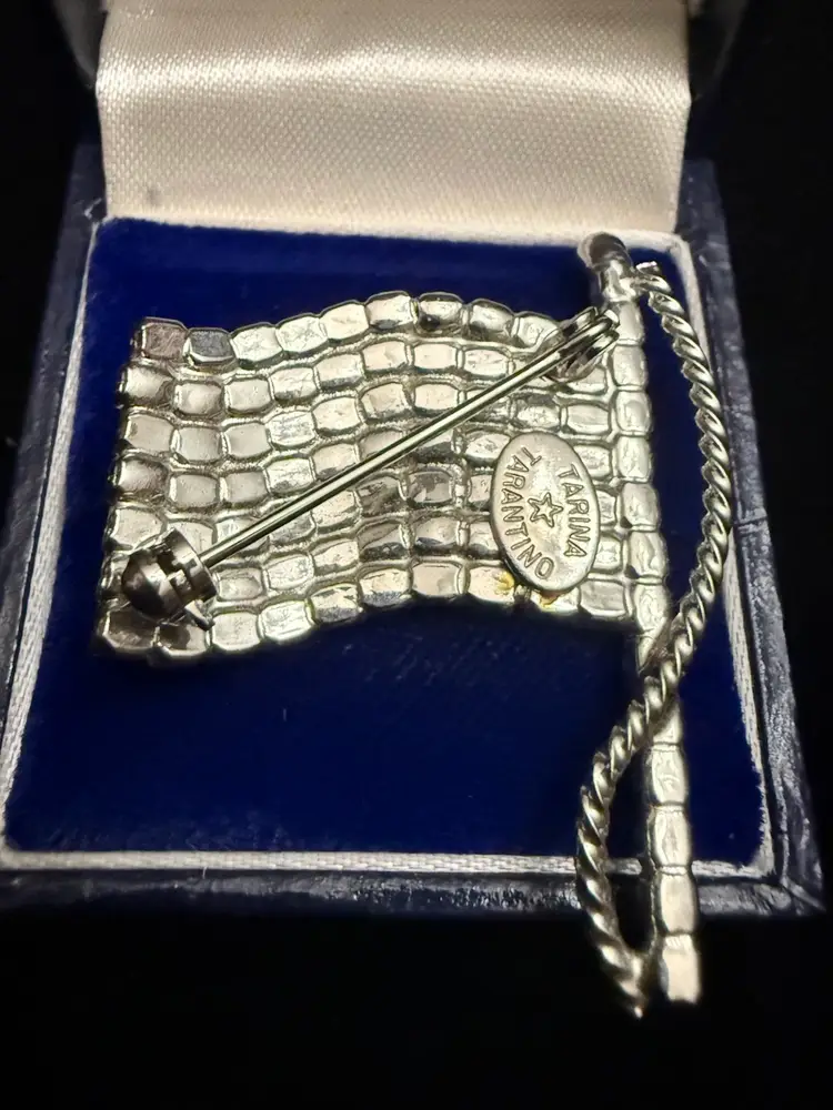 Tarina Tarantino American Flag Pin