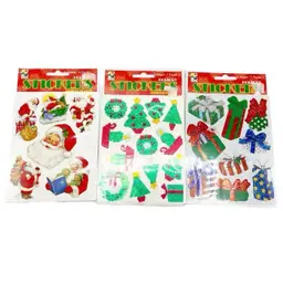 Paper Magic Group Christmas Stickers 3 Package Presents Tree Santa Vintage Shiny
