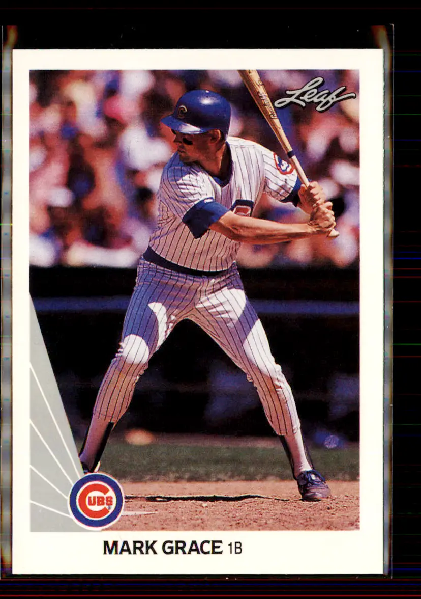 Mark Grace 1990 Leaf #137 - Chicago Cubs - (146-21)
