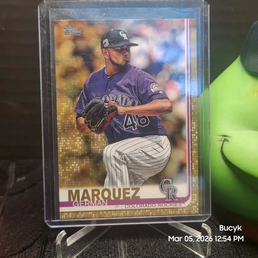 2019 Topps Gold Paper - German Marquez Colorado Rockies 119/2019
