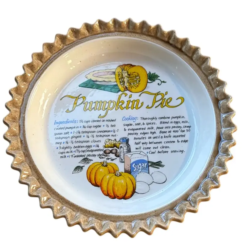Pumpkin Pie Dish