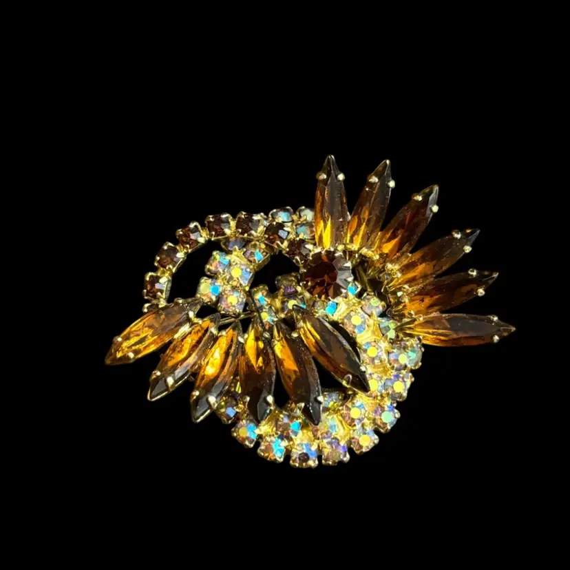 Rhinestone Brooch