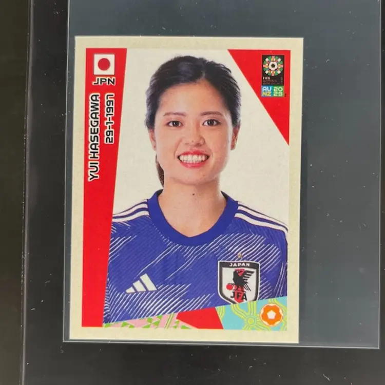 Yui Hasegawa 2023 Panini Women’s World Cup Sticker Japan Soccer Card