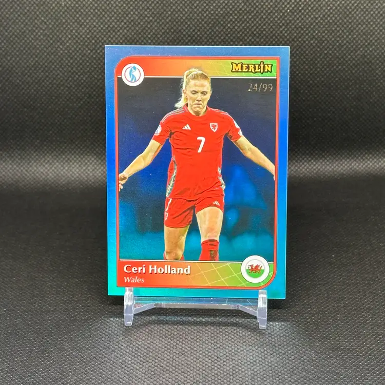 Ceri Holland Eurostars /99 2025 Topps Merlin Euros - Wales