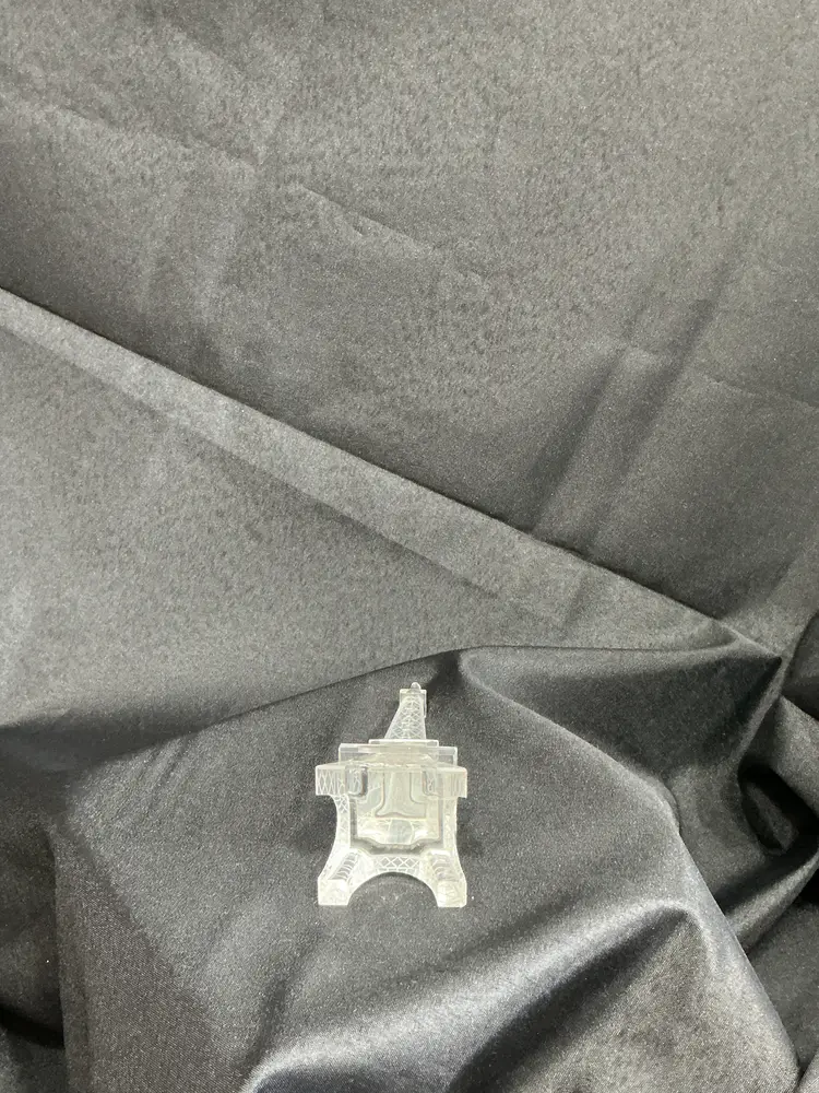 Mini Eiffel Tower clear pressed glass