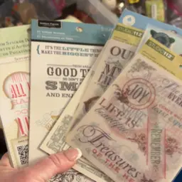 Craft Junk Journal Supplies Stickers Etc