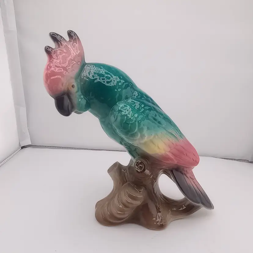 Vintage Royal Copley cockatiel figurine