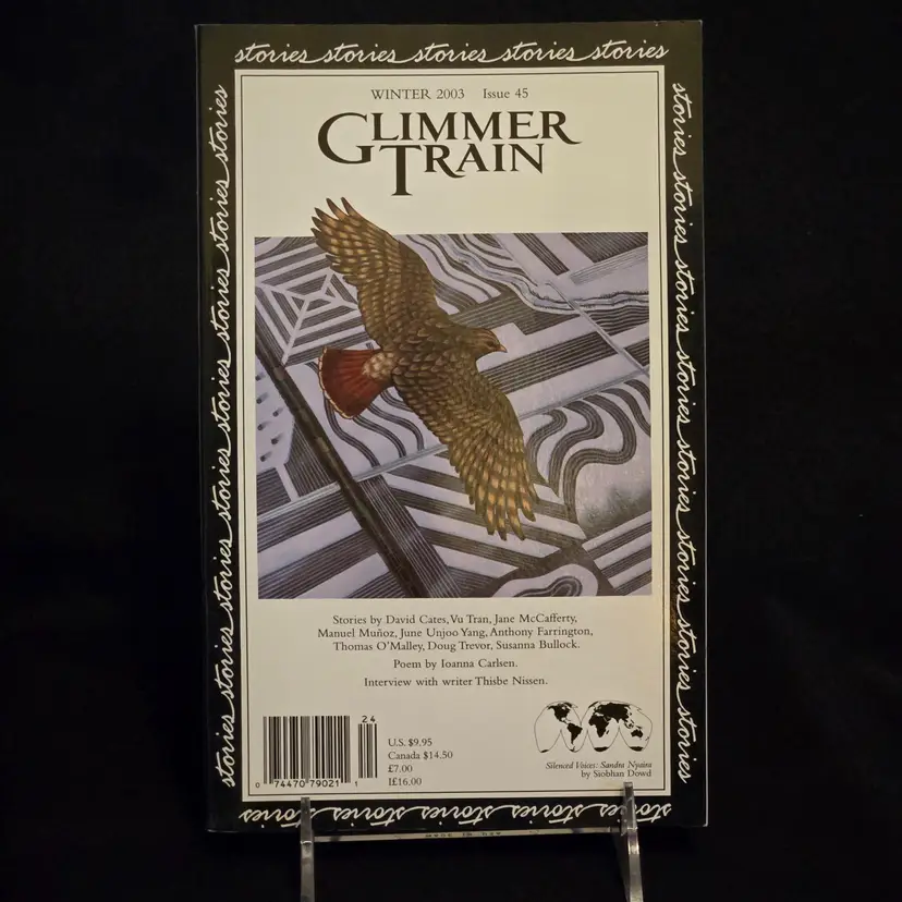 GLIMMER TRAIN STORIES Magazine Winter 2003 Issue 45 Stories, Poem,  Interview