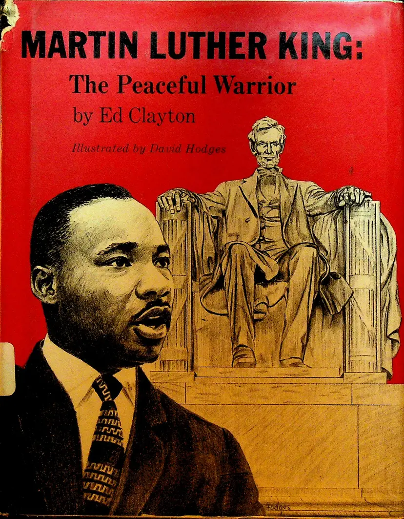 Martin Luther King Jr The Peaceful Warrior HC DJ Book