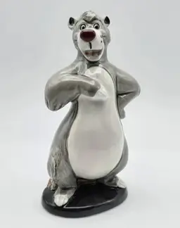 1968 Disney Baloo Jungle Book Ceramic Figurine, Made in Japan
