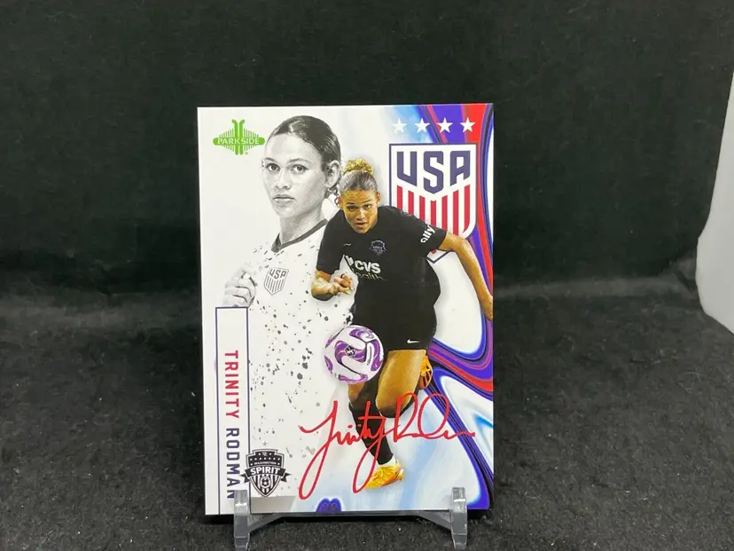 Trinity Rodman Team USA USWNT Soccer Card! 2023 Parkside Limited Set