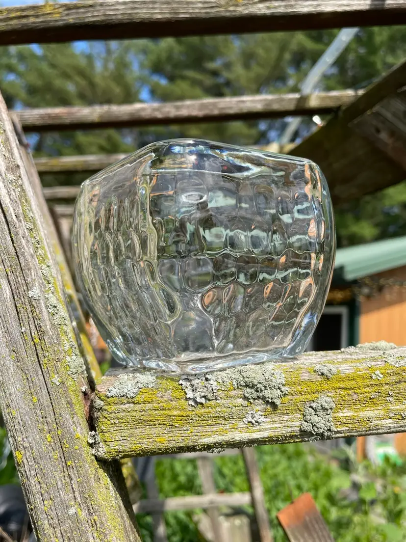 Partylite Square Glass Candle Holder