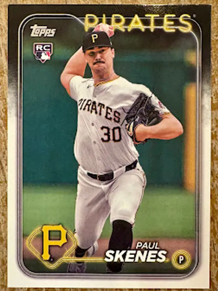 2024 Topps Update Series Paul Skenes Rookie Card Pittsburgh Pirates