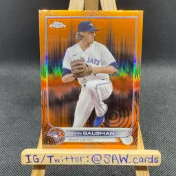 Kevin Gausman 2022 Topps Chrome Sonic Lite /25 PRINT LINES Toronto Blue Jays