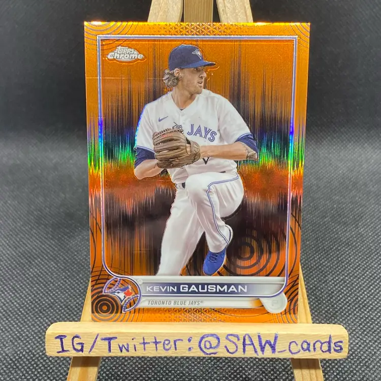 Kevin Gausman 2022 Topps Chrome Sonic Lite /25 PRINT LINES Toronto Blue Jays