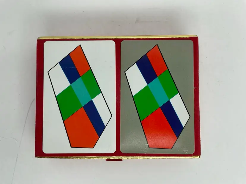 MCM Congress Playing Cards Featuring Topeka III By Paul Reed Double Deck VTG