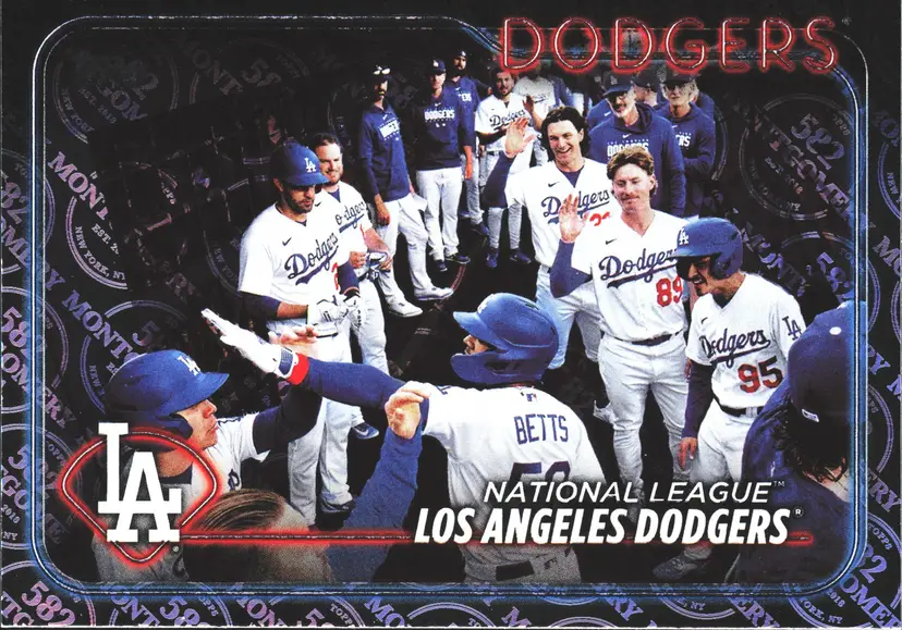 Los Angeles Dodgers - 2024 Topps 582 Montgomery Club Foil - Pick Your Card