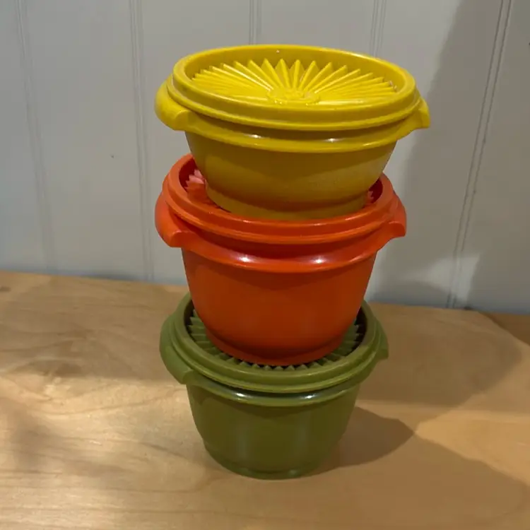Set Of 3 Tupperware Containers