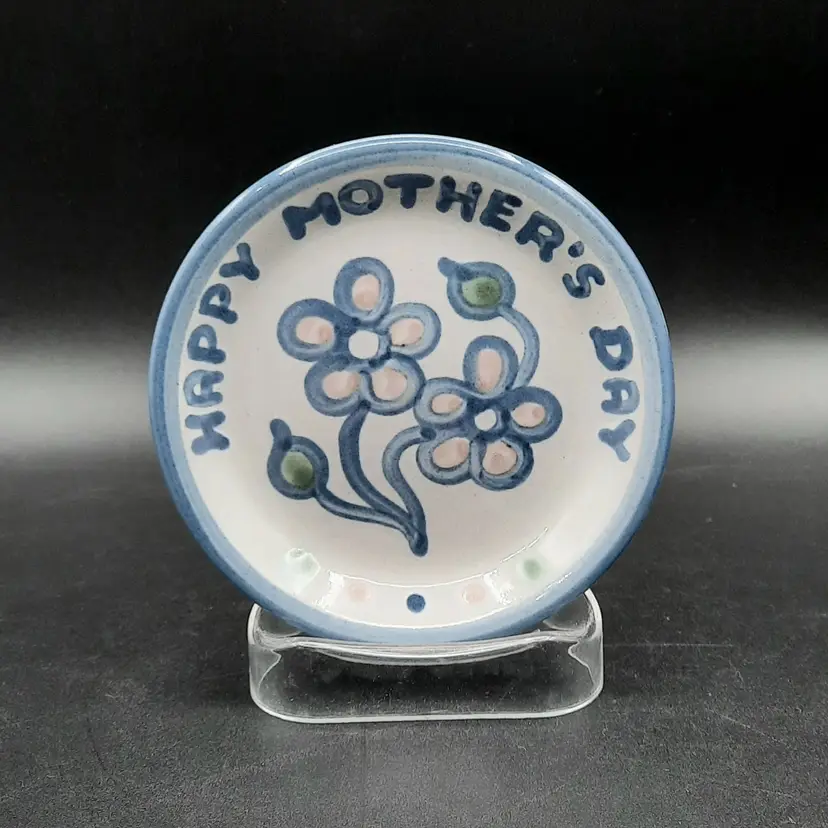 MA Hadley "Happy Mother's Day" Flowers Coaster Trinket Dish
