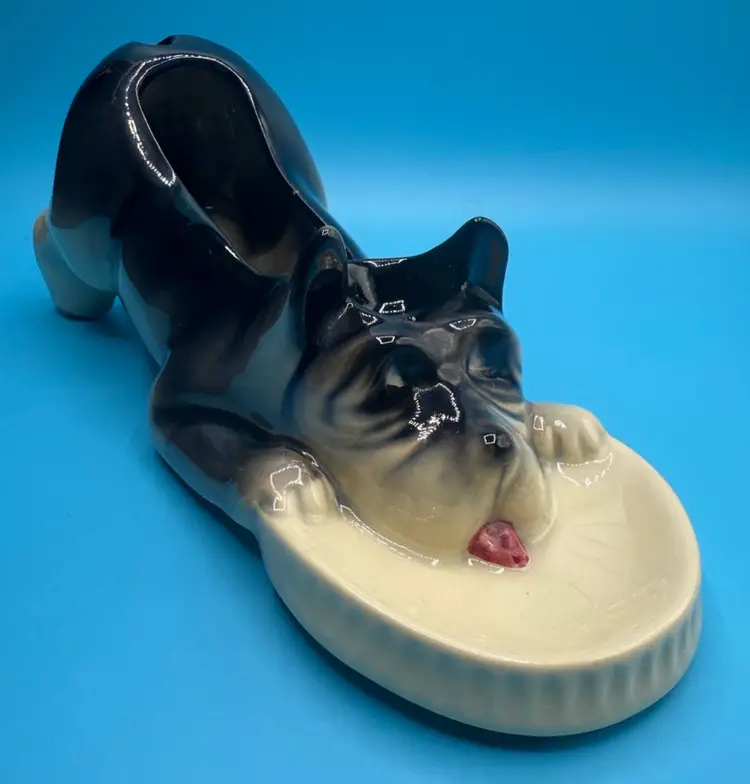 Scottie Terrier Dog Dresser Valet Caddy Art Pottery