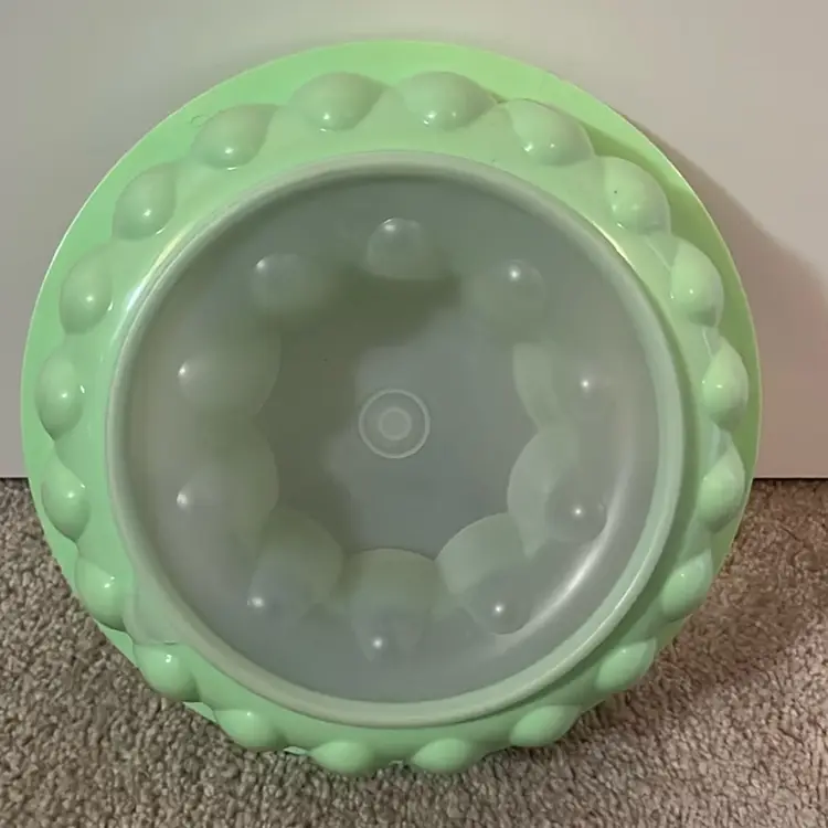 Tupperware Green Clear Gelatin Mold.