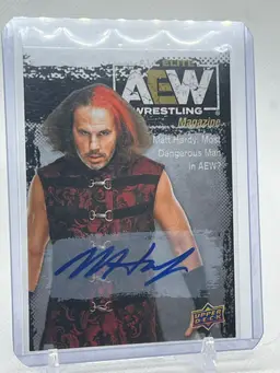 2021 AEW Matt Hardy AEW Magazine Autograph