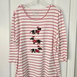 Christmas Shirt Coral Bay Size 1X