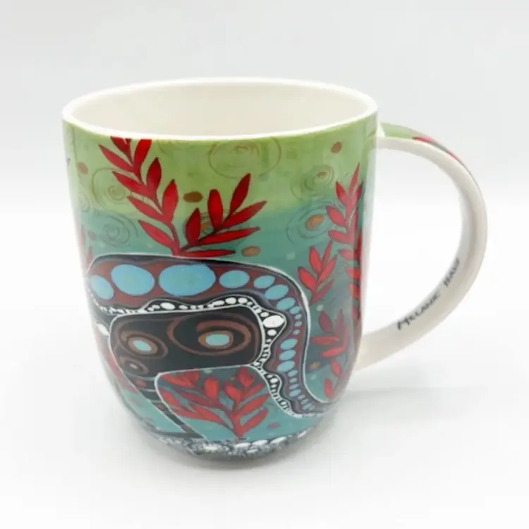 Maxwell & Williams Porcelain Mug By Melanie Hava Kangaroo Family Journeys