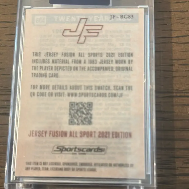 Bob Gibson jersey Fusion