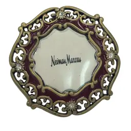 Jay Strongwater Brass Mini 2-in Clip Frame Swarovski Crystals Neiman Marcus