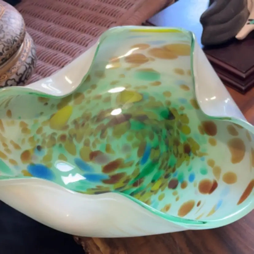 Tutti Fruity Style Crimped Bowl/ashtray