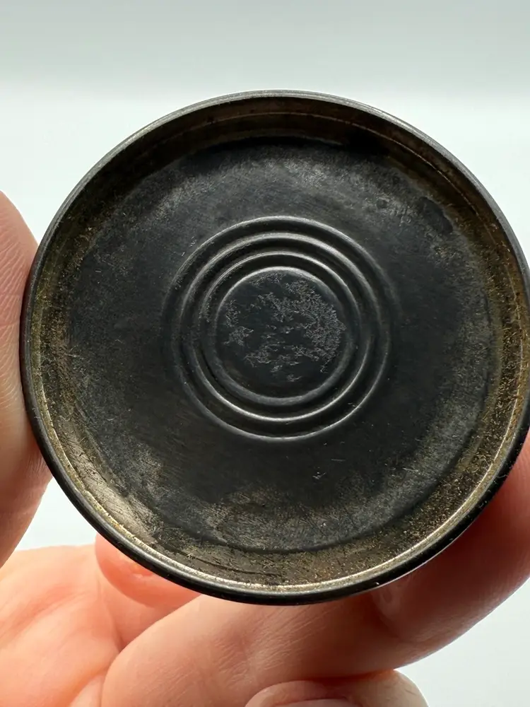 Rusty Crusty Vintage Oil Tin. 2.75” ( crusty, rusty)