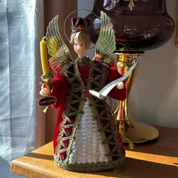 Vintage Angel Tree Topper West Germany