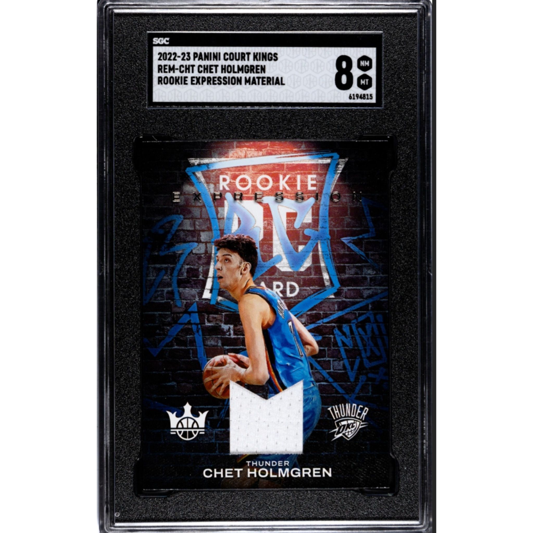 2022-23 Panini Court Kings REM-CHT Chet Holmgren Rookie Expression
