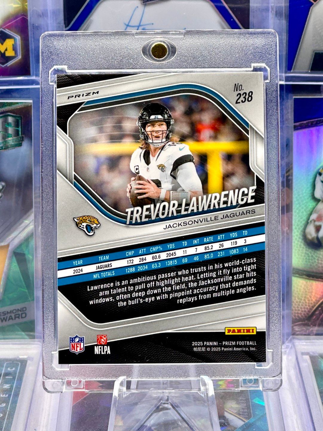 CHASING CARDBOARD · Trevor Lawrence 2025 Prizm CASE HIT SSP Retail