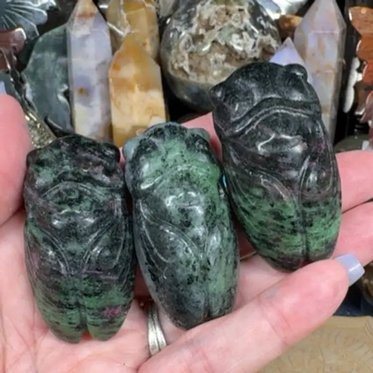 Ruby In Zoisite Cicada
