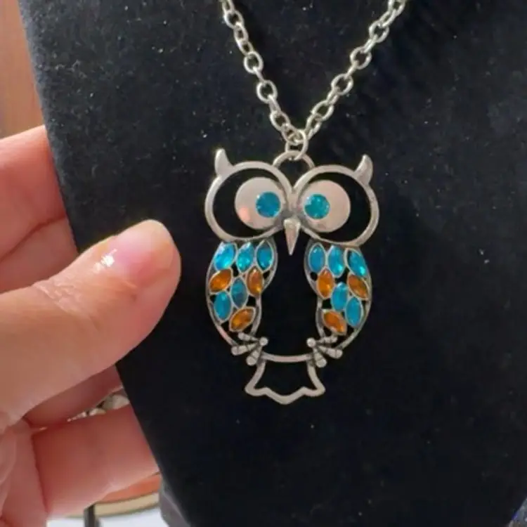 Owl Necklace 24”
