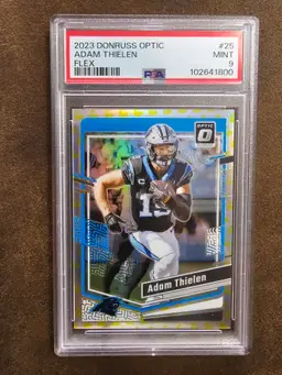 Adam Thielen Flex card psa 9