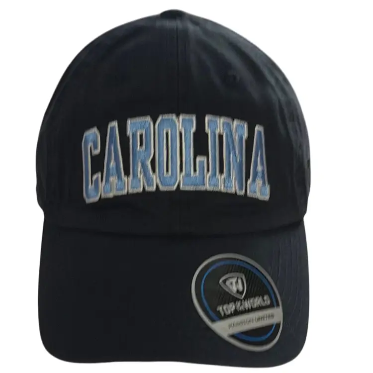 New$35 North Carolina Tarheels Adjustable Blue Dad Hat One Size Authentic NCAA Cap New