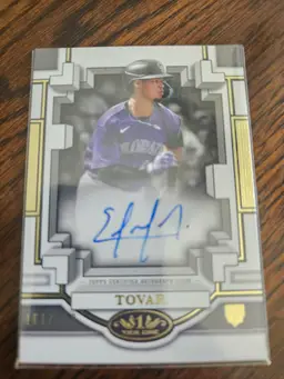 2023 Topps Tier One Ezequiel Tovar Auto