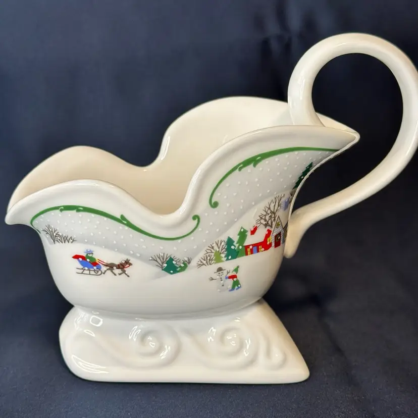 Lenox Debut Collection Sleighride Fine Bone China Made In USA